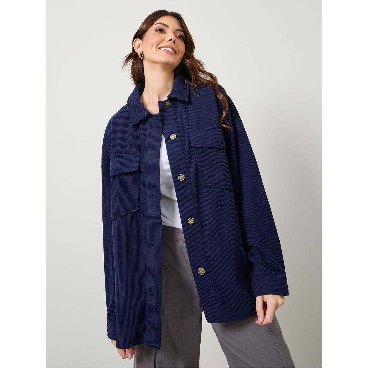 شاكيت كوردروي بقصة واسعة-women-winterwear-coatsandjackets-jackets-image-1