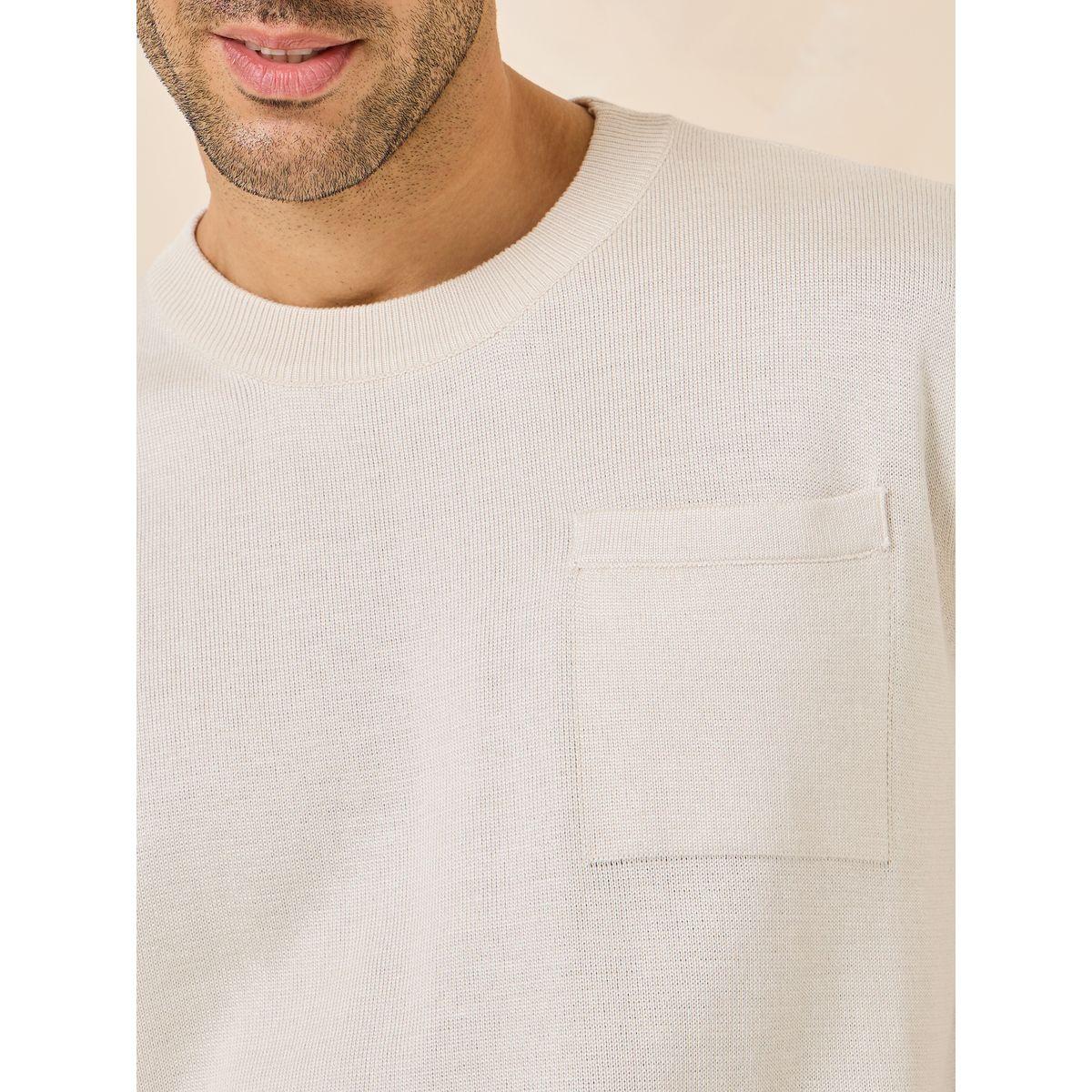 Styli Crew Neck Knit Oversized T-Shirt-men-clothing-tshirtsandpolos-tshirts-image-3