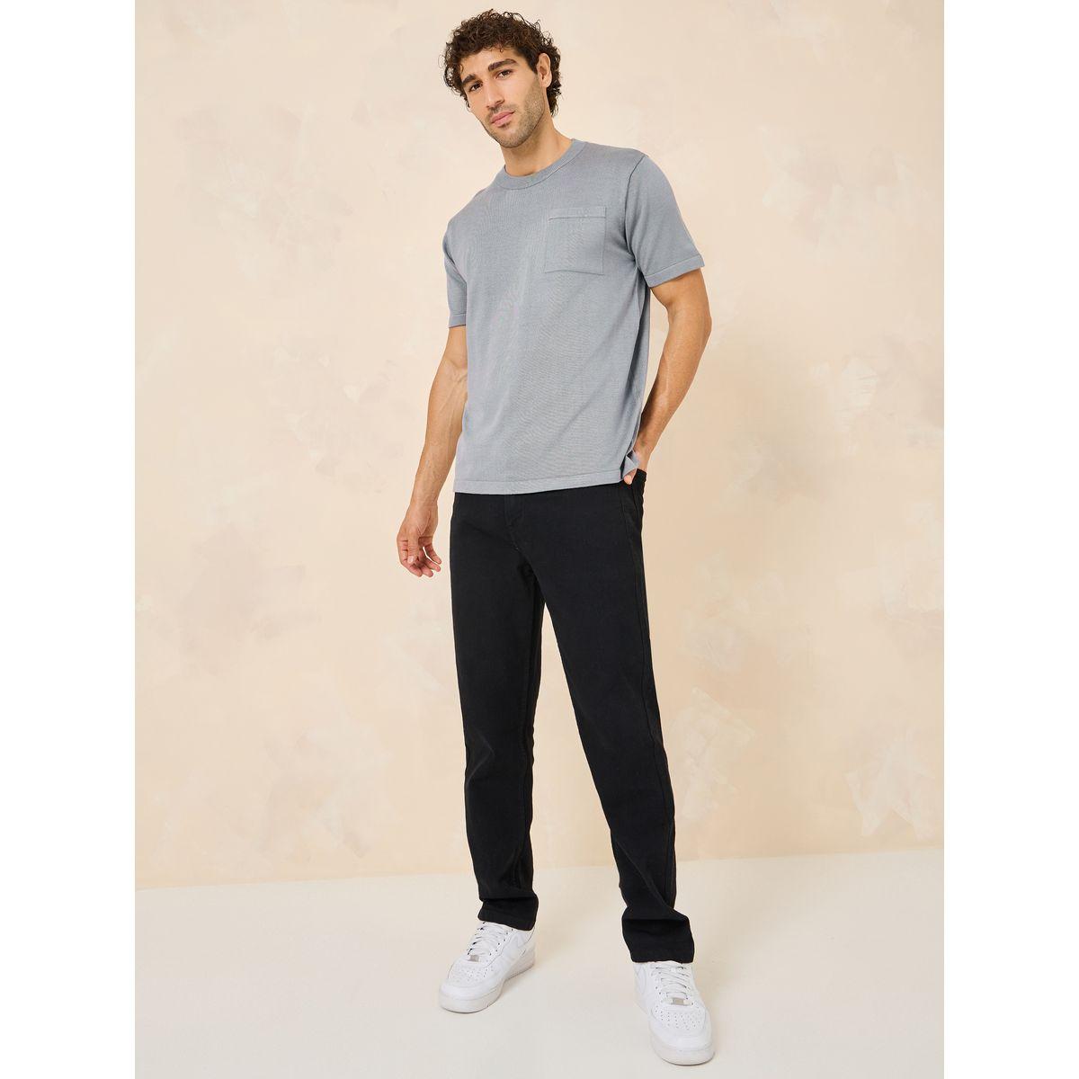 Styli Crew Neck Knit Oversized T-Shirt-men-clothing-tshirtsandpolos-tshirts-image-2