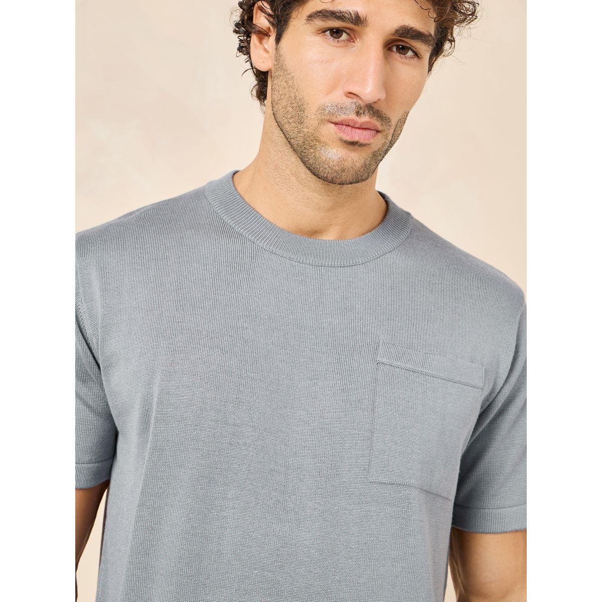 Styli Crew Neck Knit Oversized T-Shirt-men-clothing-tshirtsandpolos-tshirts-image-4