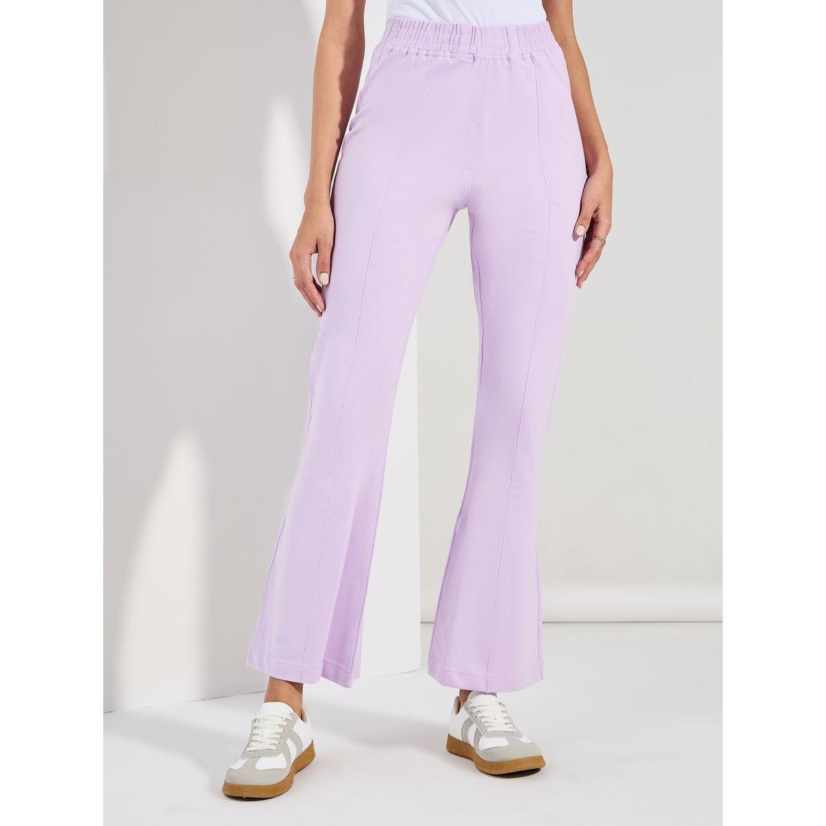 جوغر بحافة واسعة وخصر مطاطي-women-clothing-bottoms-joggers-image-1