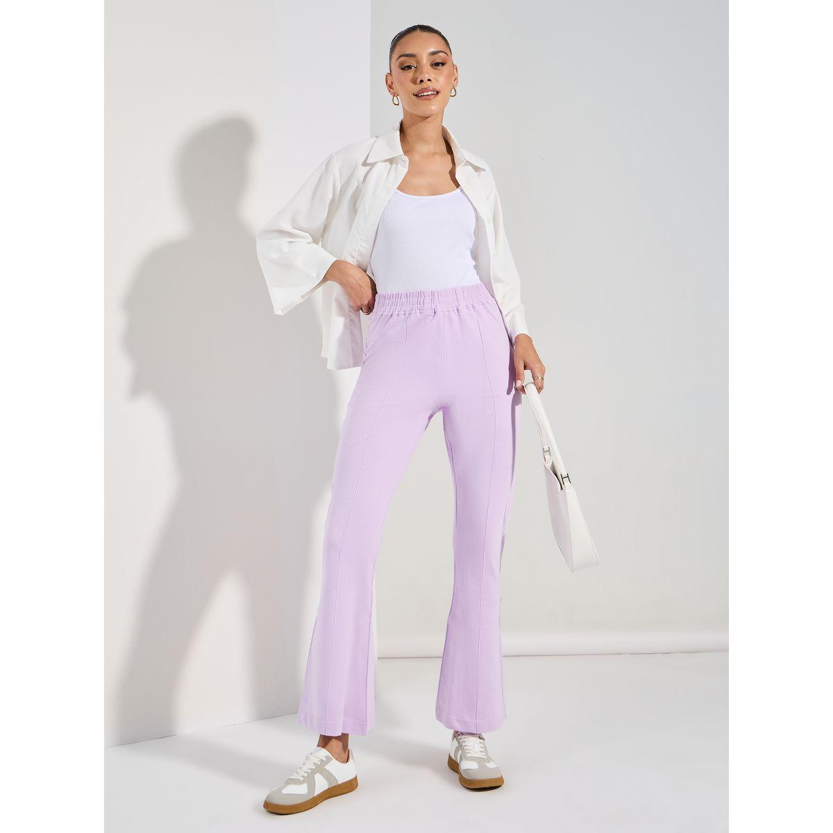 جوغر بحافة واسعة وخصر مطاطي-women-clothing-bottoms-joggers-image-2