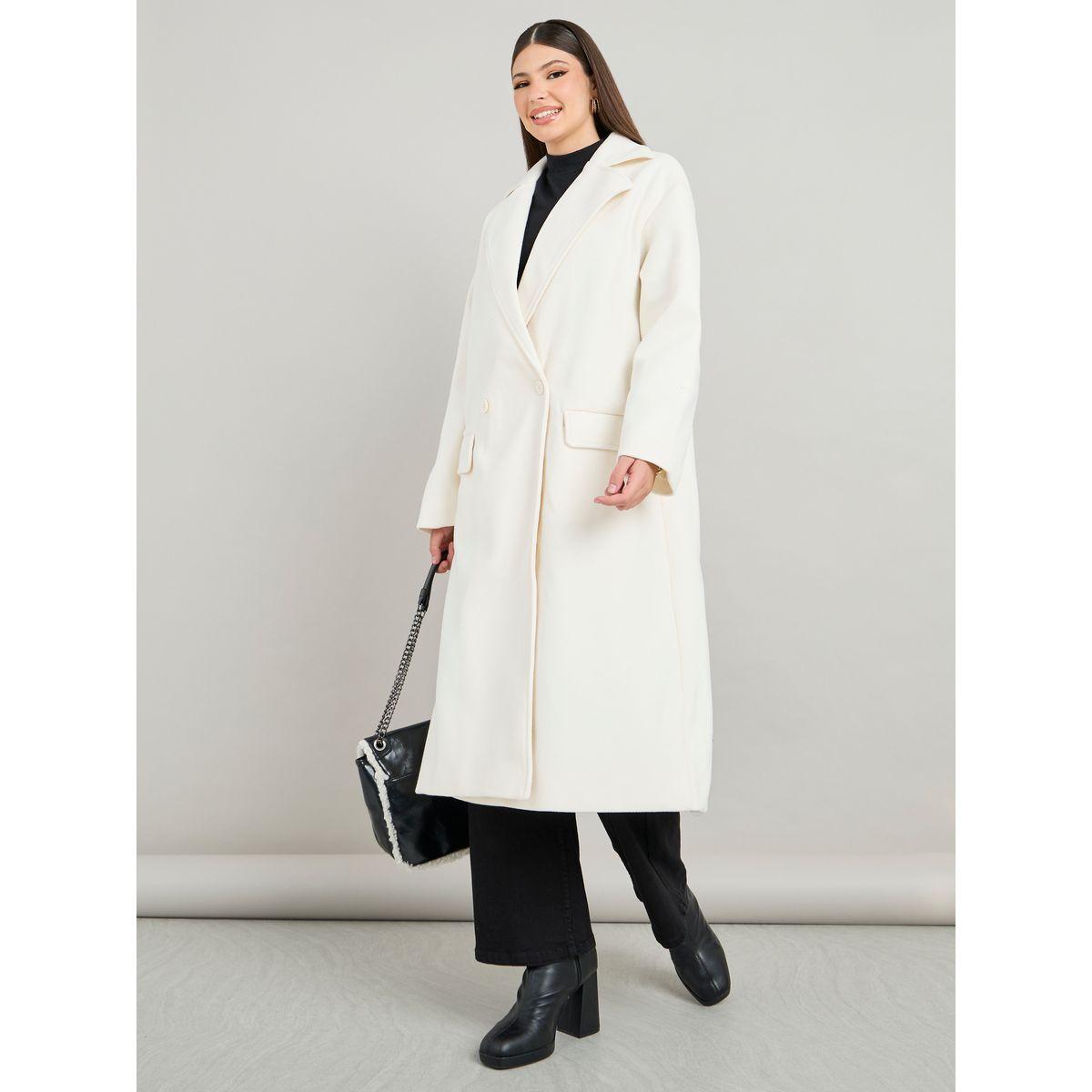 معطف صوف ميدي بصدر مزدوج-women-clothing-coatsandjackets-coats-image-1