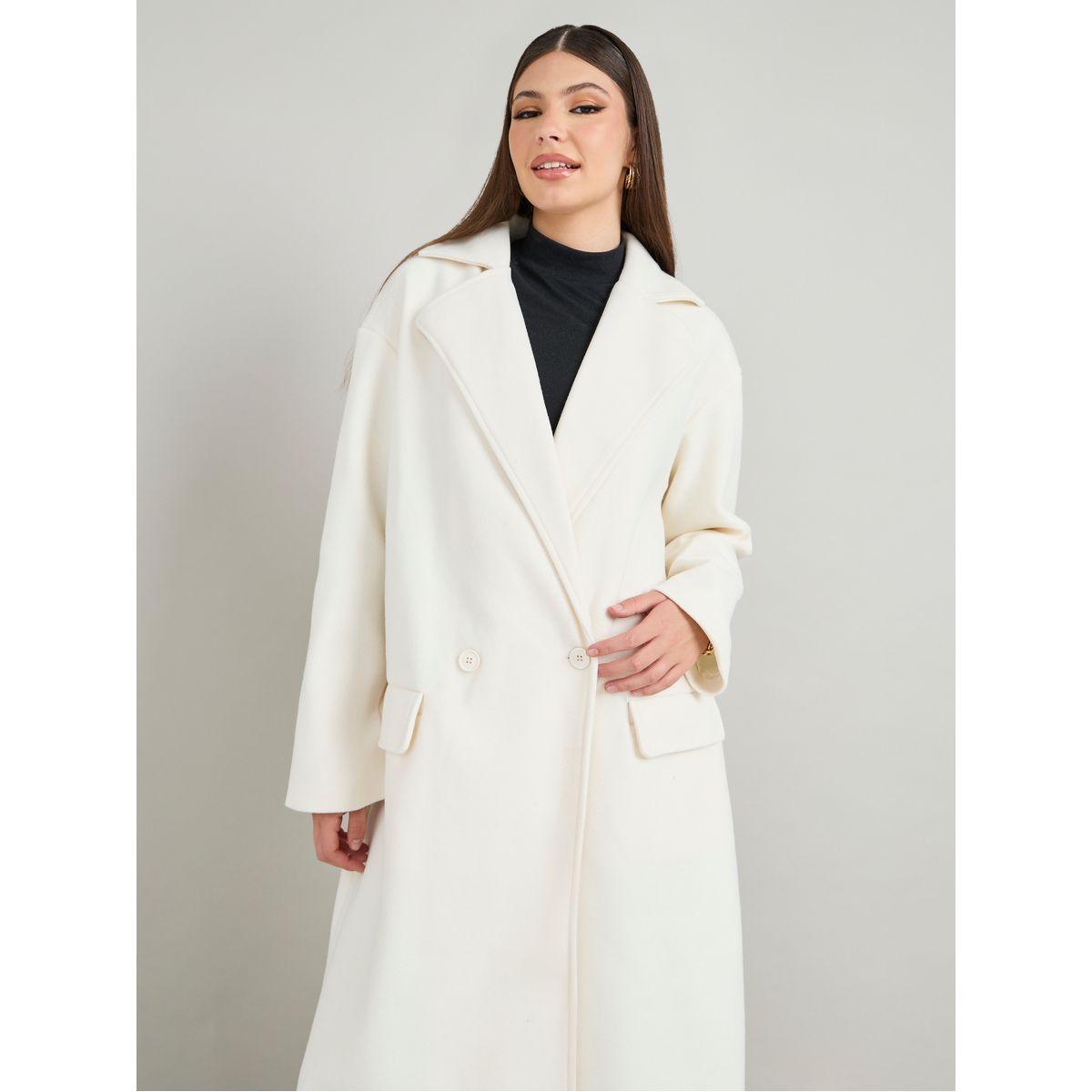 Styli Regular Fit Double Breasted Wool Like Midi Coat-women-clothing-coatsandjackets-coats-image-2