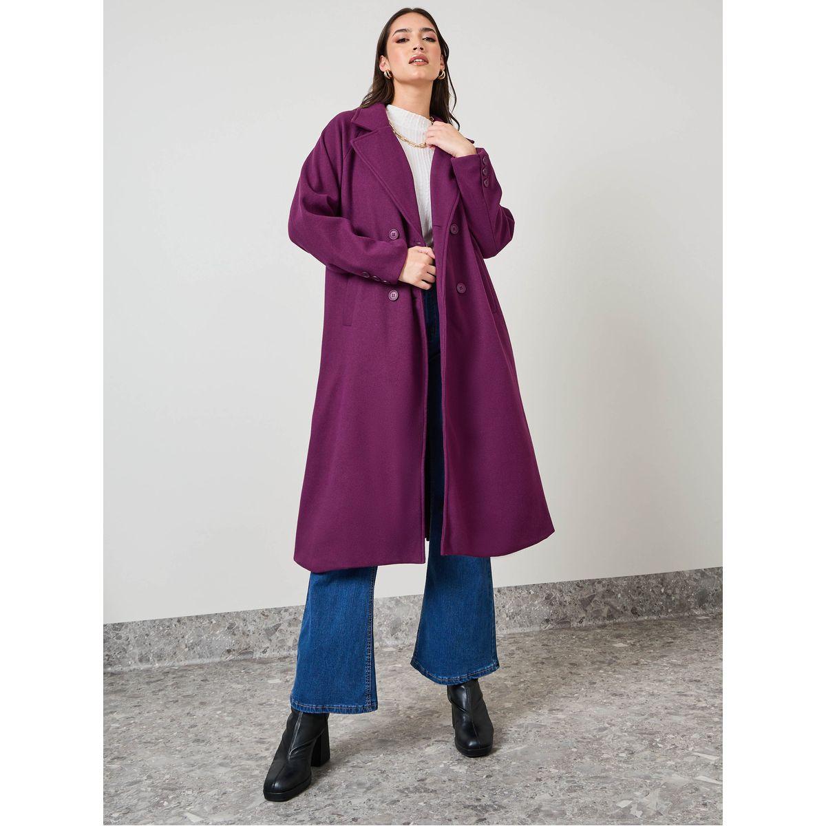 Styli Oversized Double Breasted Wool Like Midi Coat-women-clothing-coatsandjackets-coats-image-1