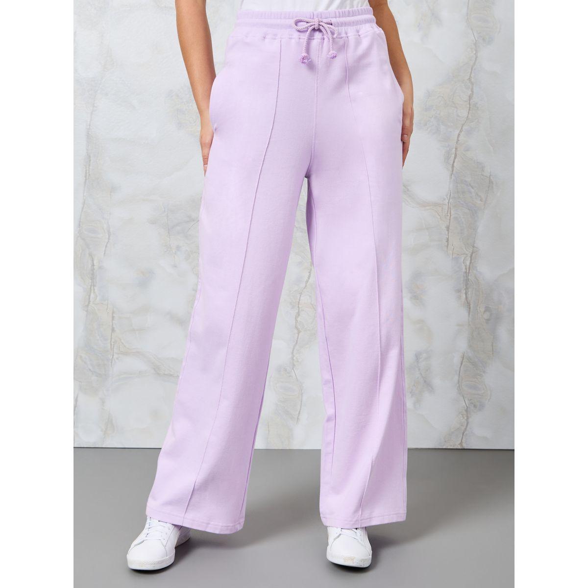 Styli Cotton Wide Leg Jogger with Side Pocket-women-clothing-bottoms-joggers-image-2