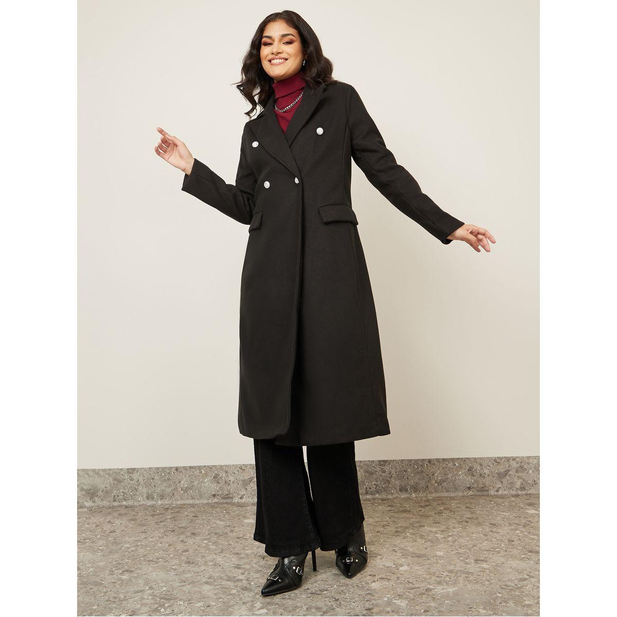 معطف ميدي بصفين أزرار وقصة عادية-women-winterwear-coatsandjackets-coats-image-1