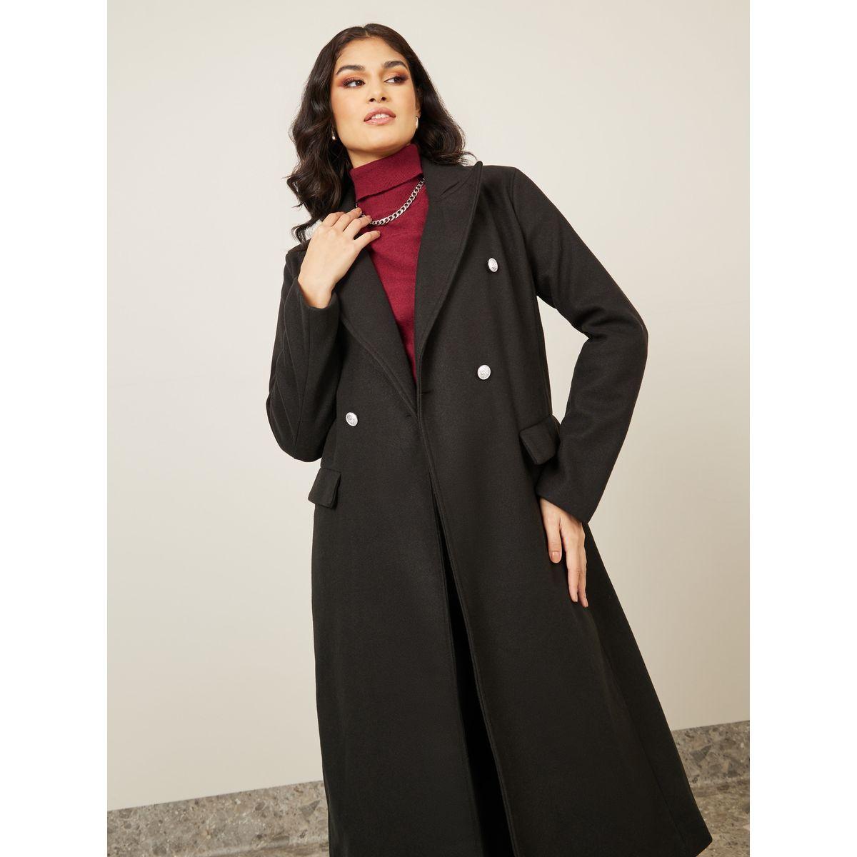 معطف ميدي بصفين أزرار وقصة عادية-women-winterwear-coatsandjackets-coats-image-3