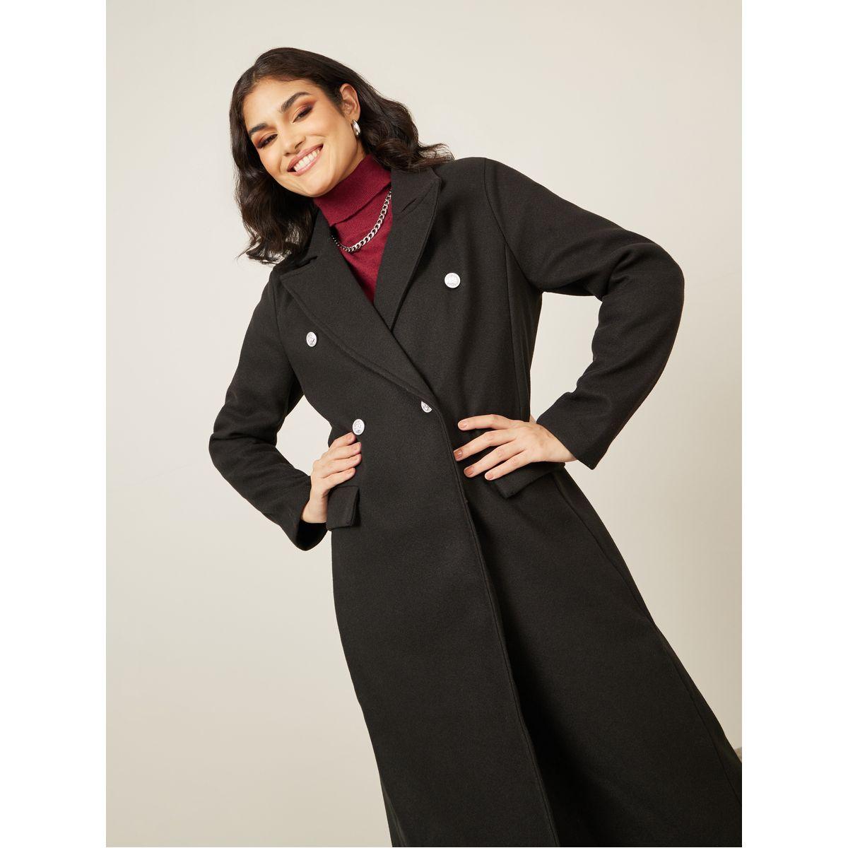 Styli Regular Fit Wool Like Double Breasted Midi Dress Coat-women-winterwear-coatsandjackets-coats-image-4