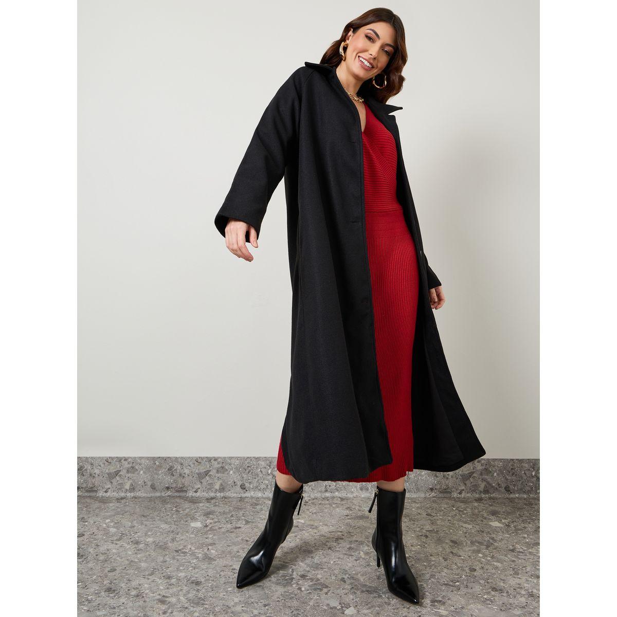 Styli Oversized Solid Belted Midi Coat-women-clothing-coatsandjackets-coats-image-2
