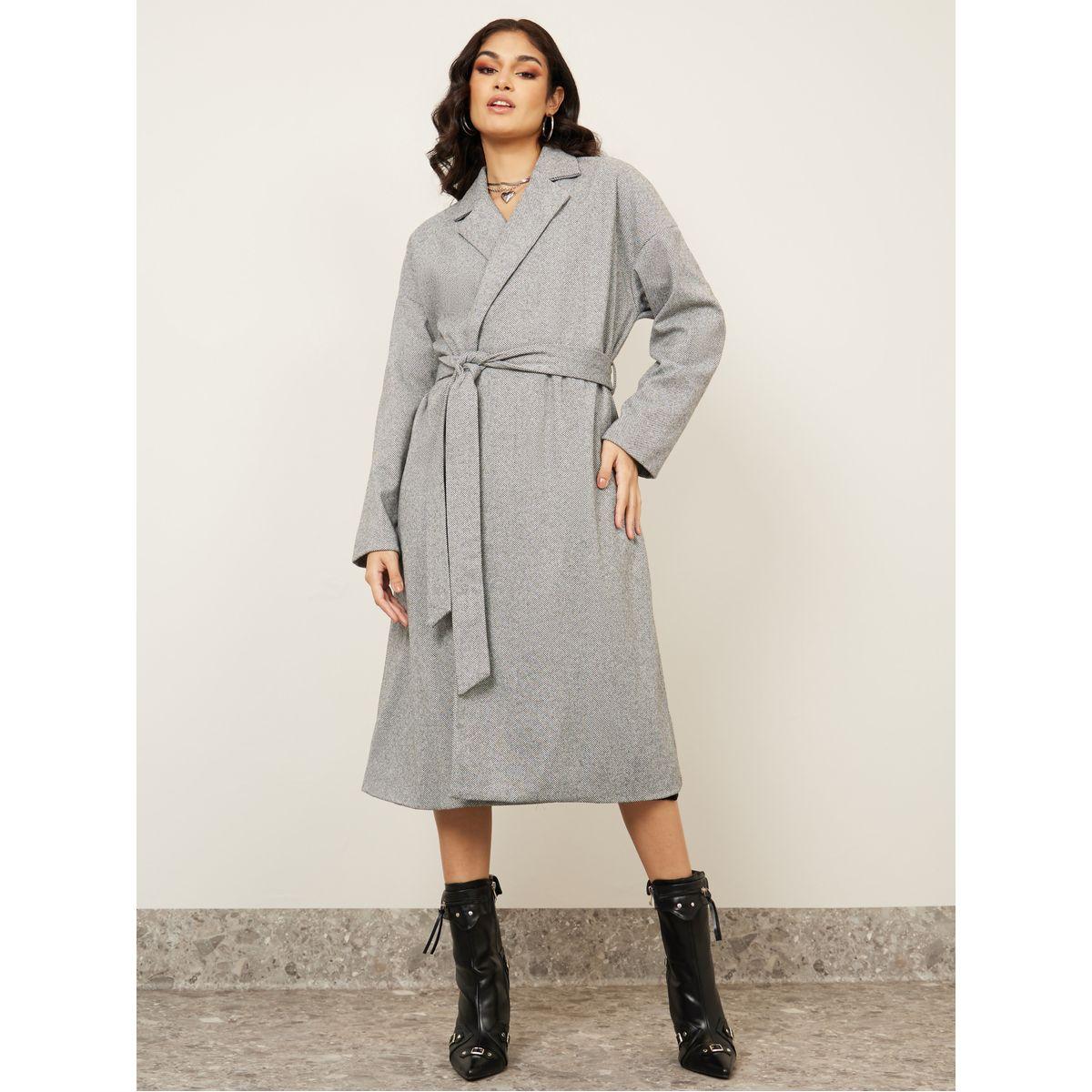 Styli Regular Fit Wool Like Belted Midi Coat-women-clothing-coatsandjackets-coats-image-1