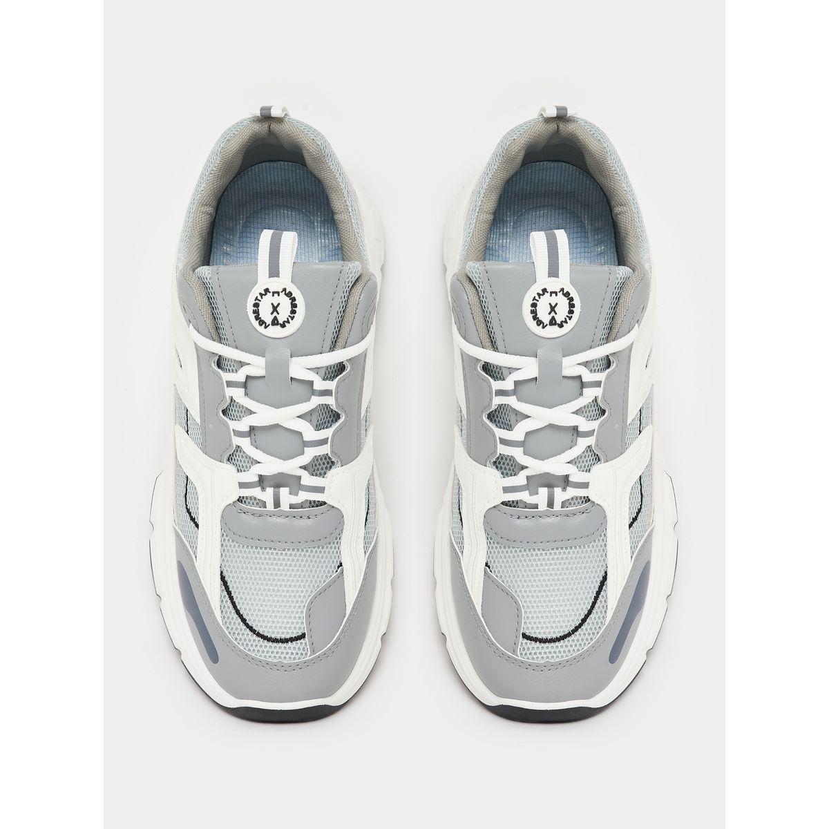Styli Stitch Detail Front Lace Up Chunky Sneakers-men-shoes-sneakers-image-6