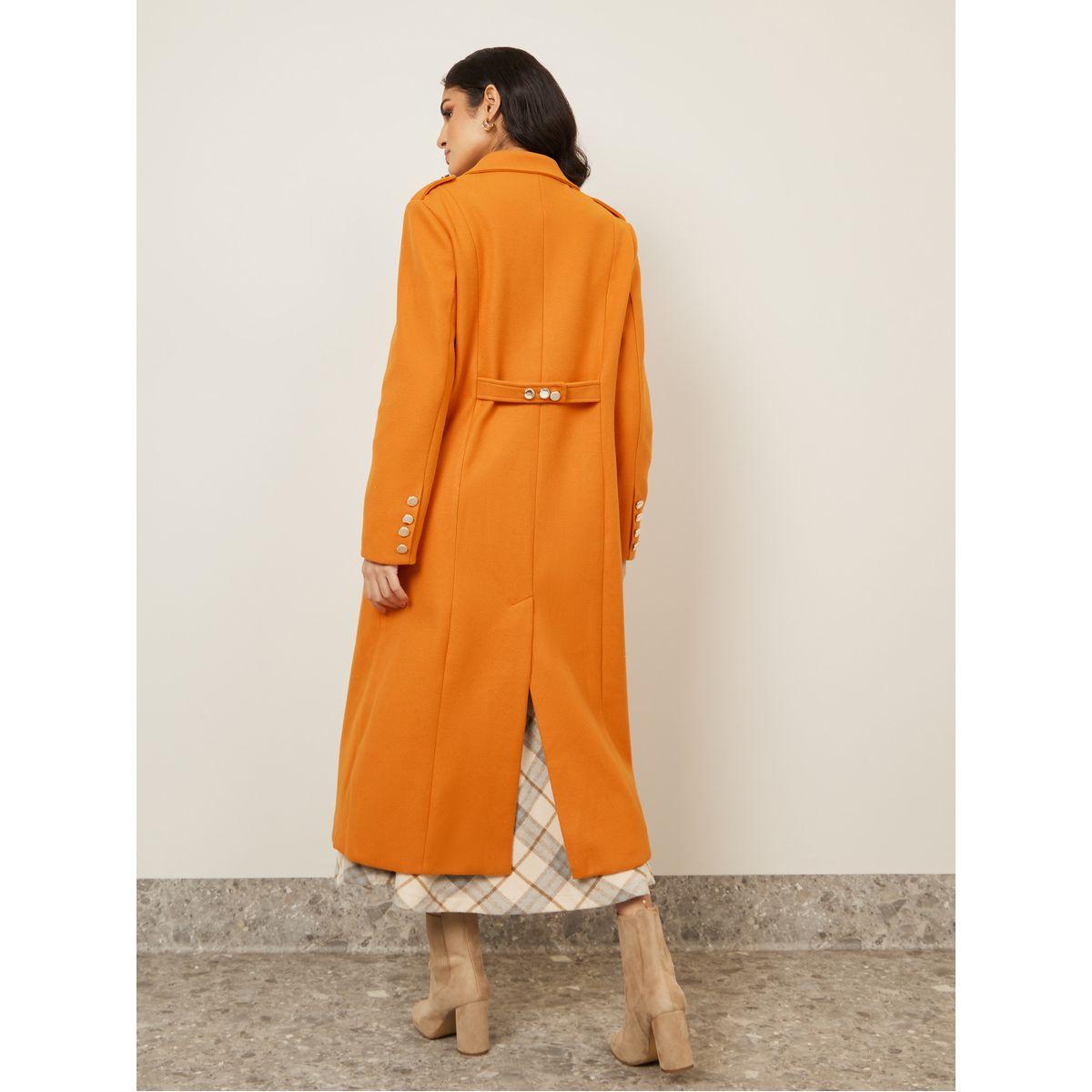 Styli Solid Regular Fit Double Breasted Midi Coat-women-clothing-coatsandjackets-coats-image-5