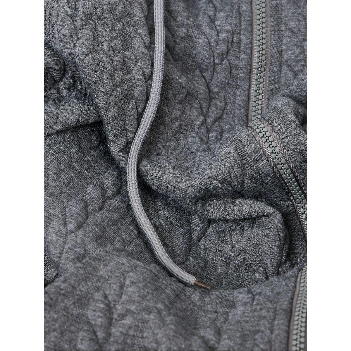 Styli Oversized Textured Zip Through Hoodie-women-winterwear-hoodiesandsweatshirts-hoodies-image-5