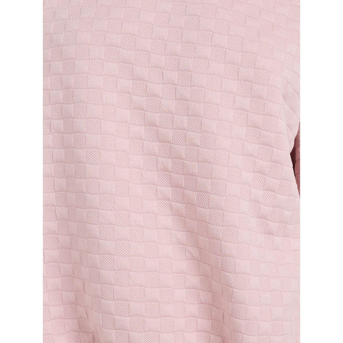 Styli Oversized Solid Textured Sweatshirt-women-winterwear-hoodiesandsweatshirts-sweatshirts-image-3