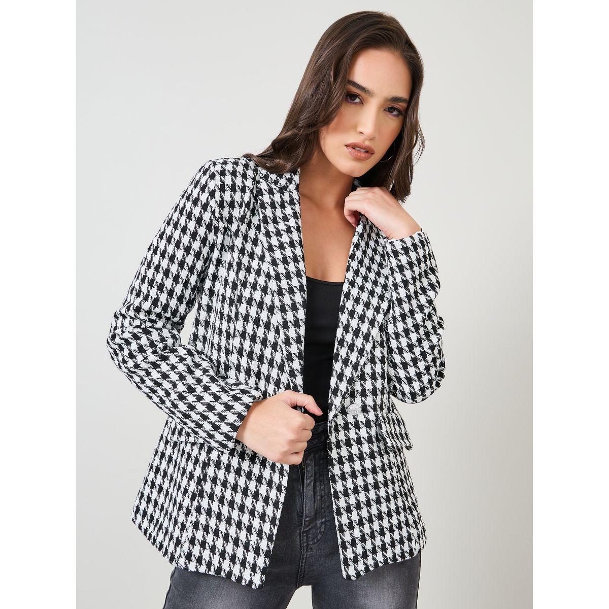 بليزر تويد بنمط مربعات-women-clothing-coatsandjackets-blazers-image-1