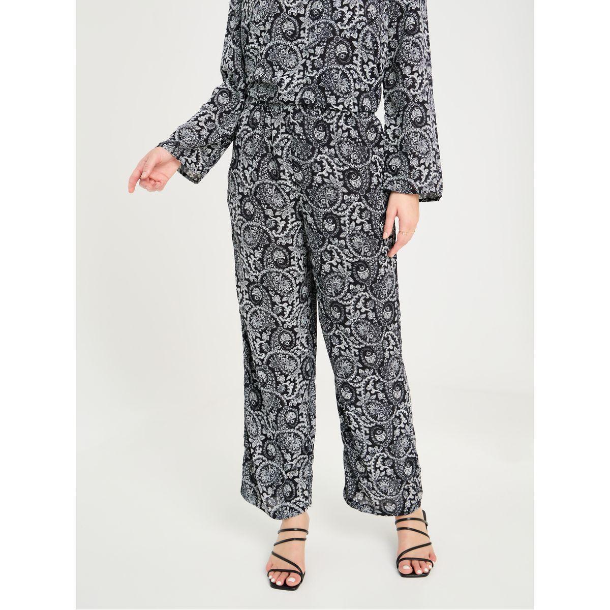 Styli Printed Long Shirt & Wide Leg Pants Modest Set-women-clothing-coordsets-image-5