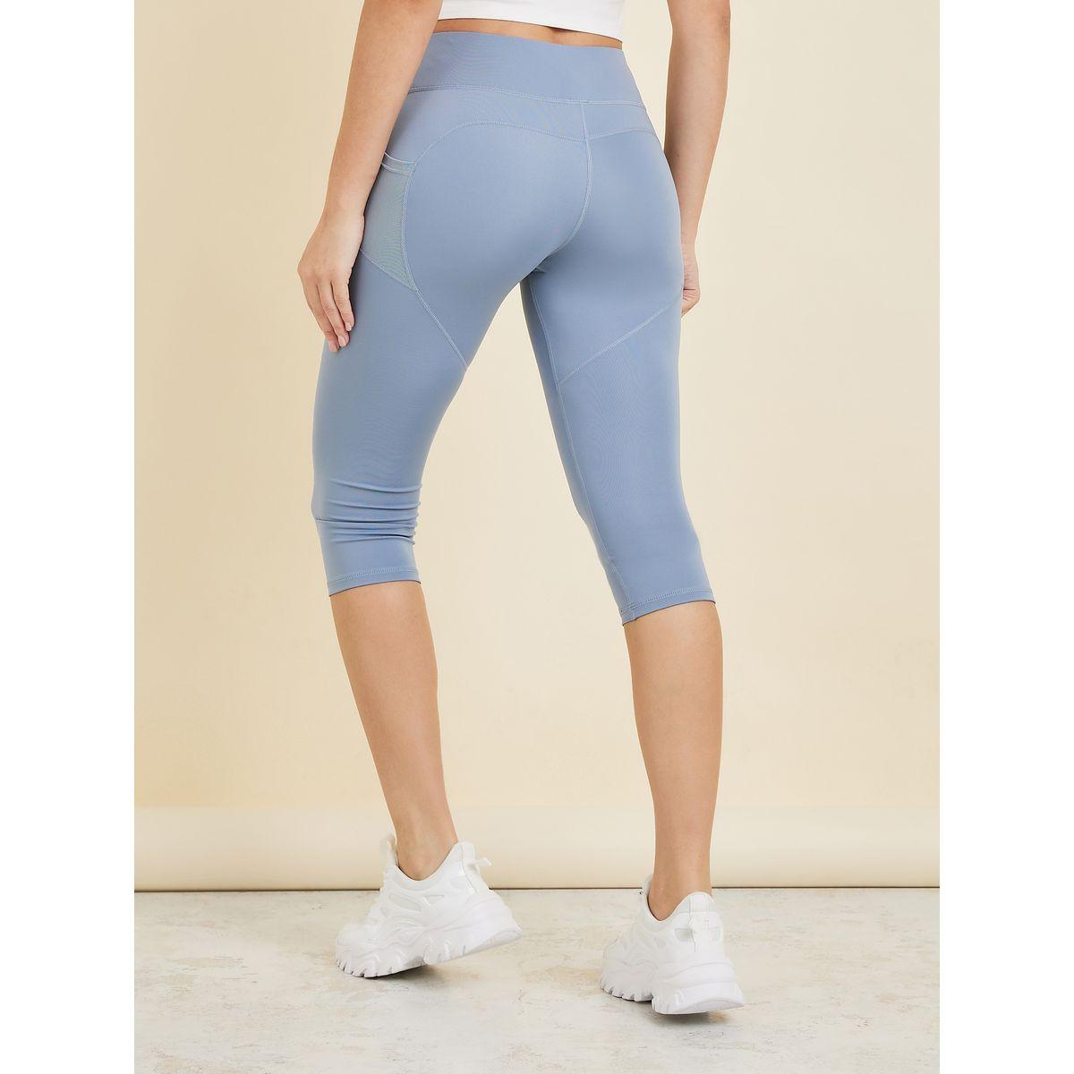 بنطال كابري بجيوب بنمط شبك-women-clothing-sportswearandactivewear-bottoms-image-4