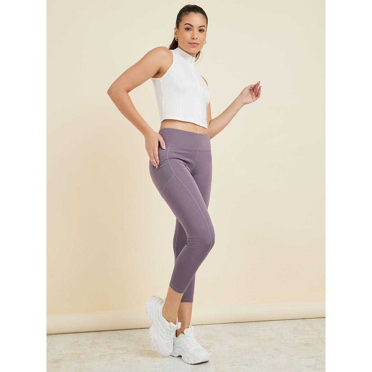 ليقنز بتداخل درزات مع جيوب-women-clothing-sportswearandactivewear-bottoms-image-2