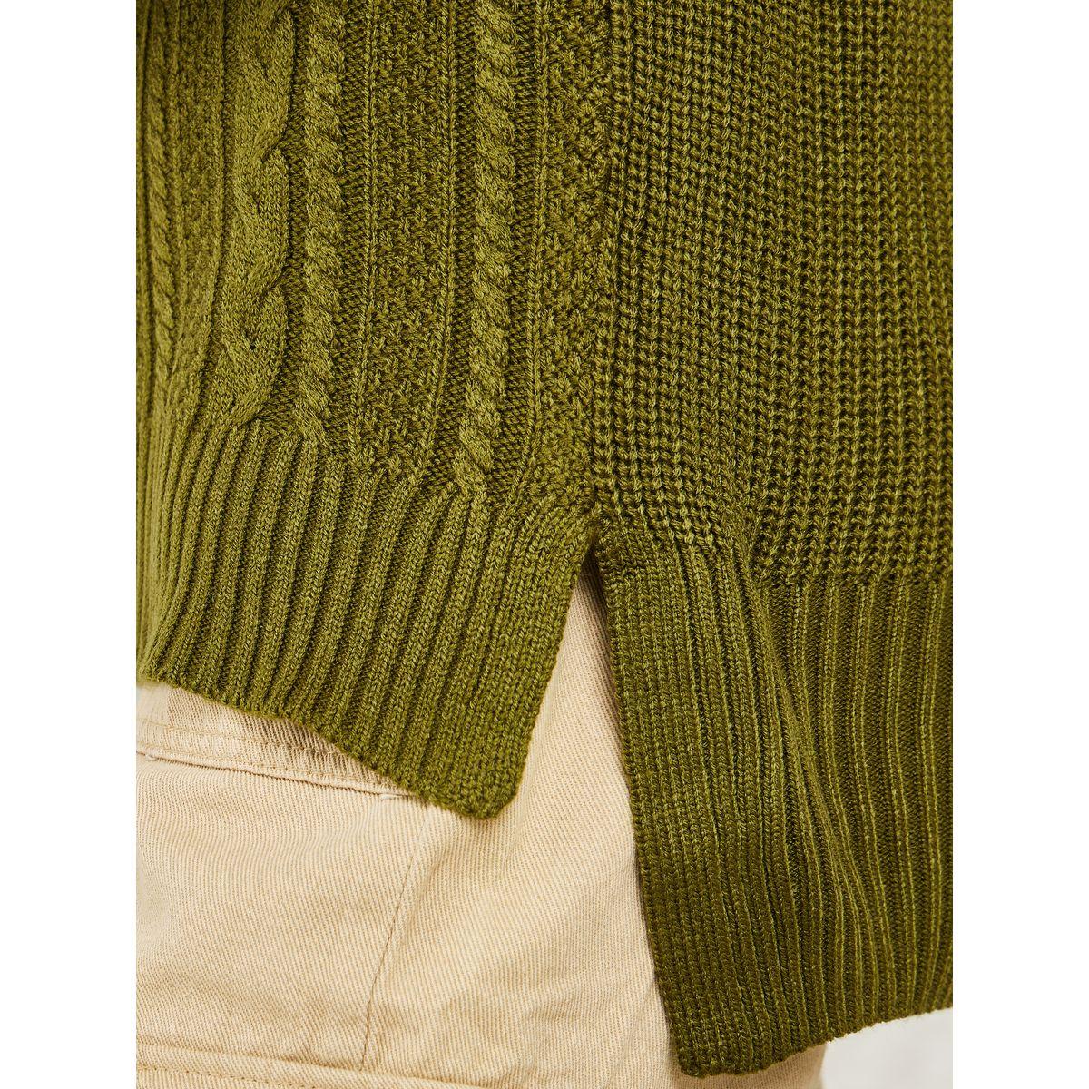 Styli Elevate Oversized Cable Knit Colorblock Sweater with Extended Sleeve-women-clothing-cardigansandjumpers-jumpers-image-5