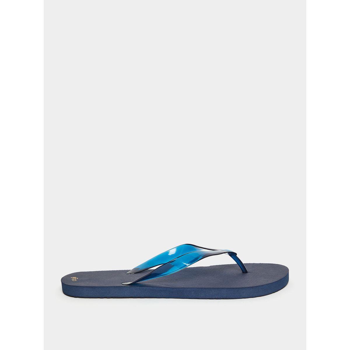 Styli Solid Transparent Strap Flip Flops-men-shoes-flipflopsandslides-image-1