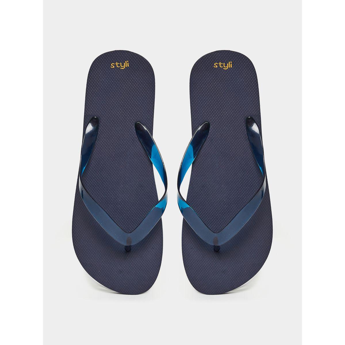 Styli Solid Transparent Strap Flip Flops-men-shoes-flipflopsandslides-image-4