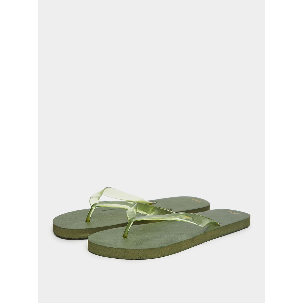 Styli Solid Transparent Strap Flip Flops-men-shoes-flipflopsandslides-image-2