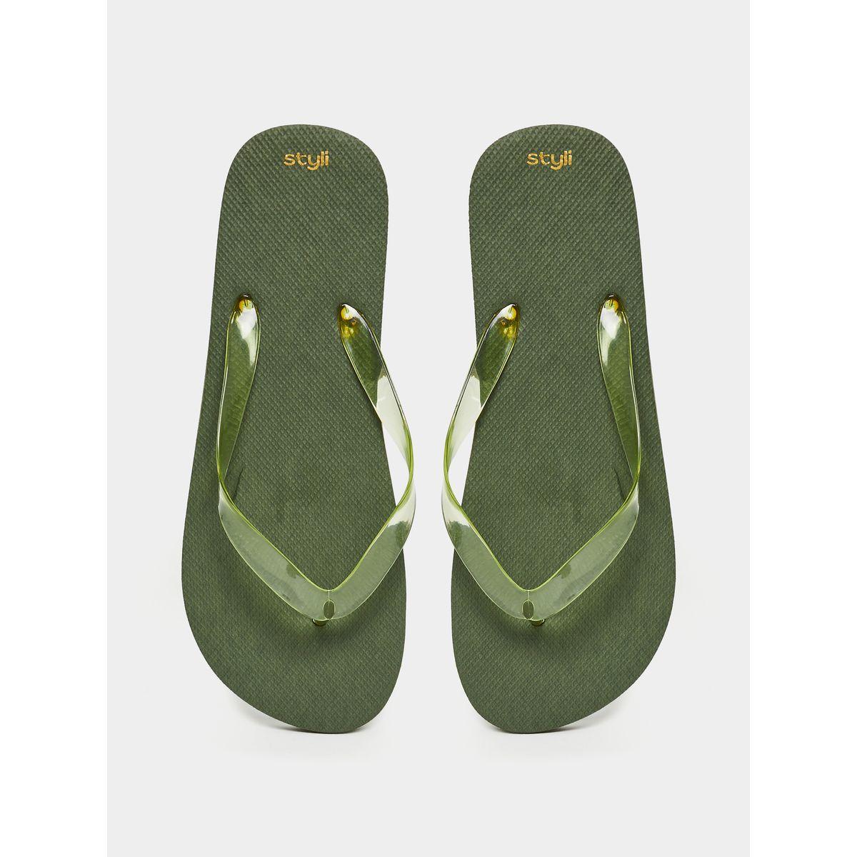 Styli Solid Transparent Strap Flip Flops-men-shoes-flipflopsandslides-image-4