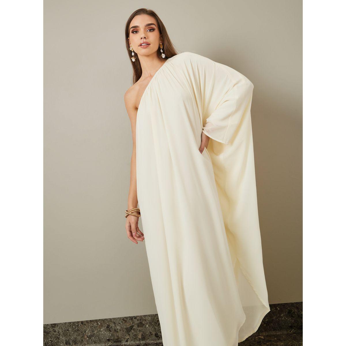 فستان طويل بكتف واحد-women-clothing-dresses-image-2