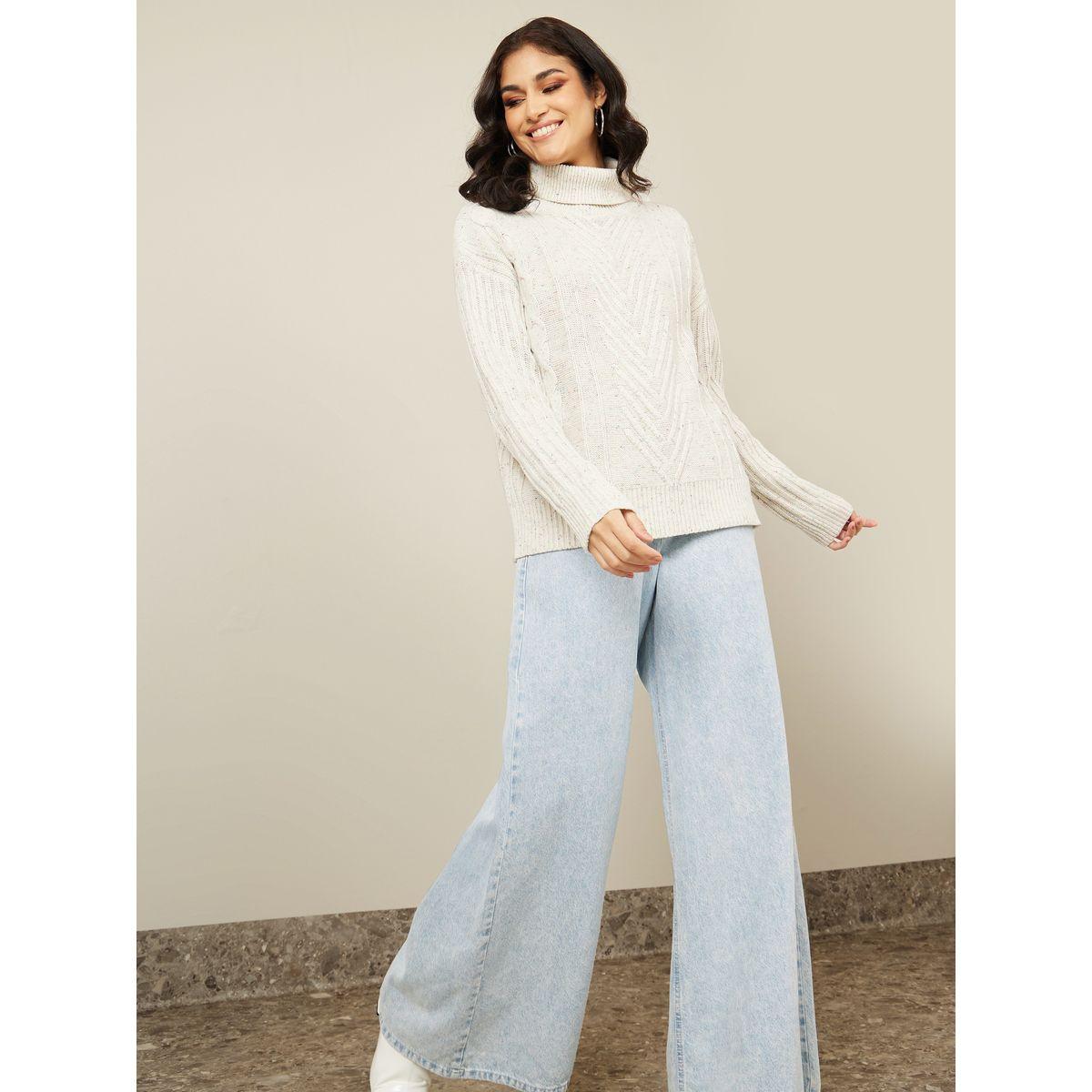 Styli Regular Fit Turtle Neck Cable Knit Sweater-women-clothing-cardigansandjumpers-jumpers-image-1