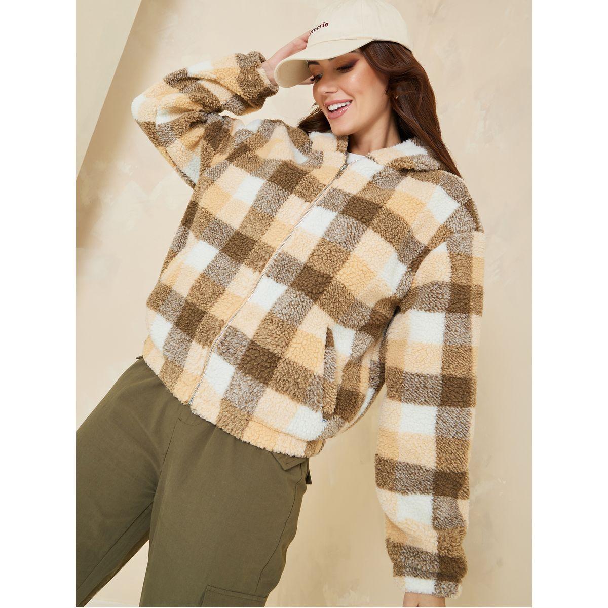 جاكيت بياقة هودي وفرو صناعي-women-winterwear-coatsandjackets-jackets-image-3