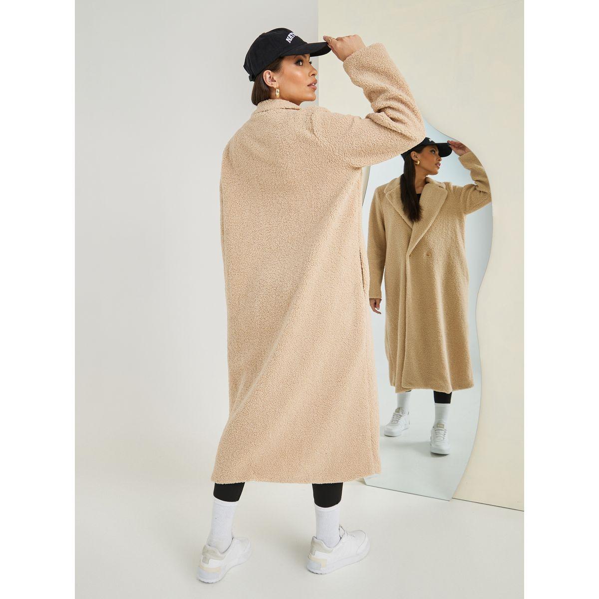Styli Regular Fit Faux Fur Double Breasted Midi Coat-women-clothing-coatsandjackets-coats-image-5