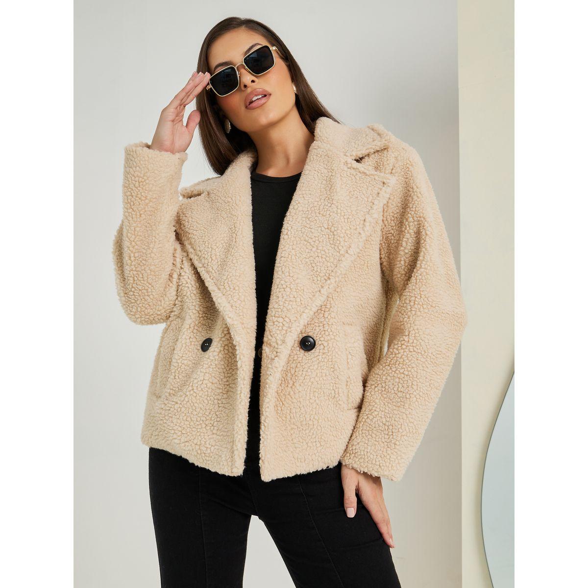 Styli Oversized Faux Fur Jacket-women-winterwear-coatsandjackets-jackets-image-1