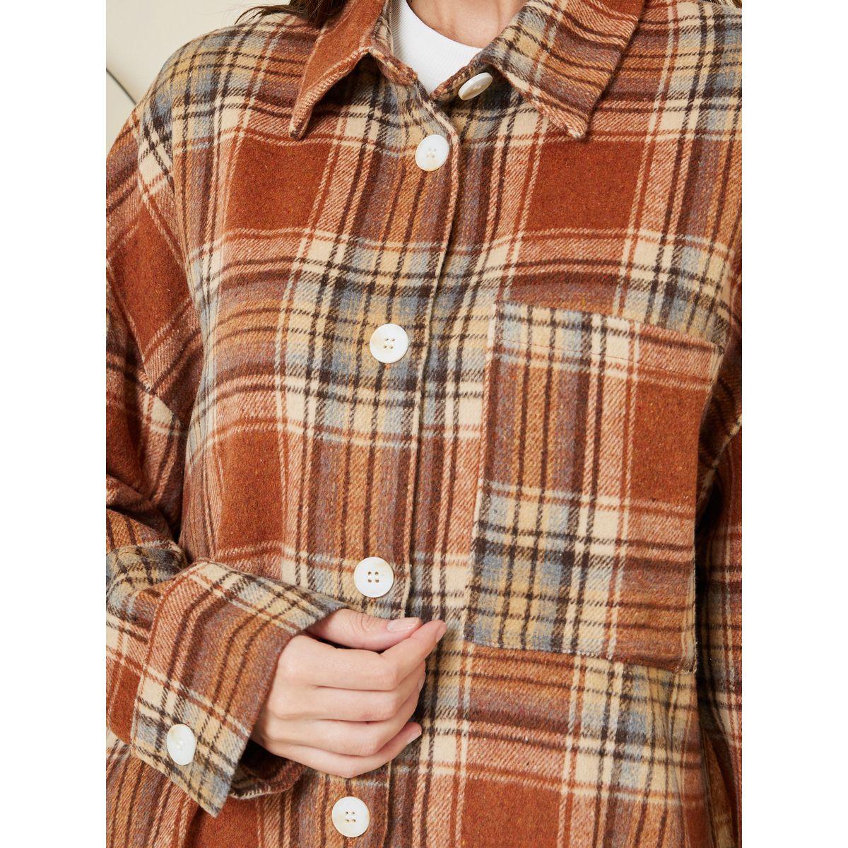 شاكيت واسع بطبعة كاروهات-women-winterwear-coatsandjackets-jackets-image-2