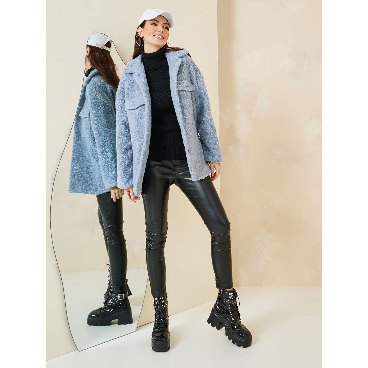 Styli Oversized Faux Fur Shacket-women-winterwear-coatsandjackets-jackets-image-1