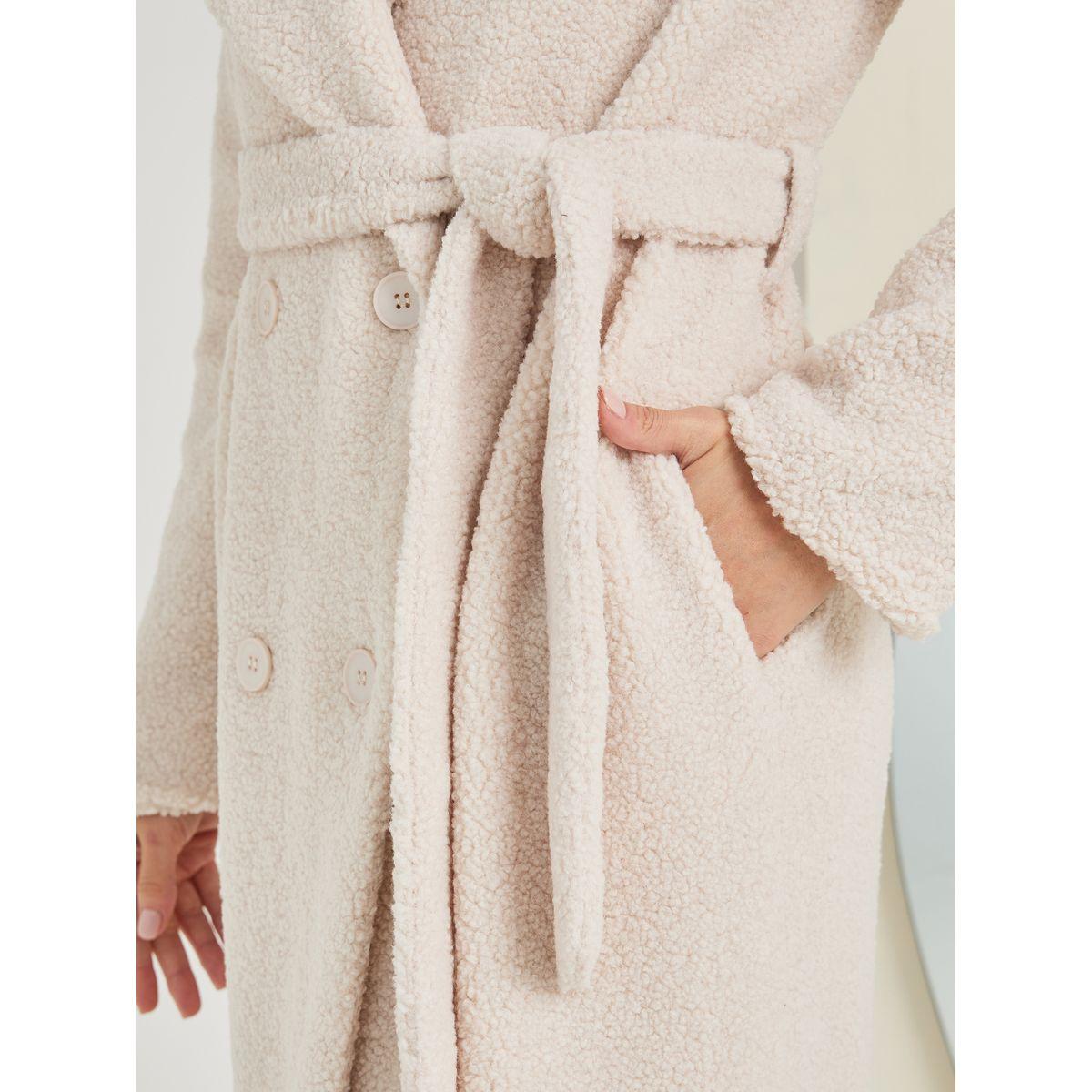 Styli Regular Fit Faux Fur Belted Midi Coat-women-clothing-coatsandjackets-coats-image-4
