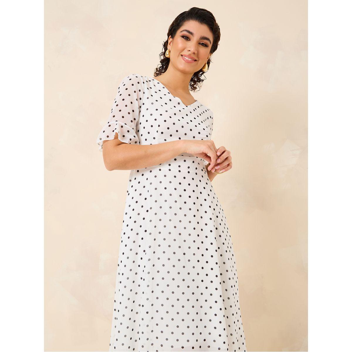 Styli Polka Dot A-Line Midi Dress-women-clothing-dresses-image-2