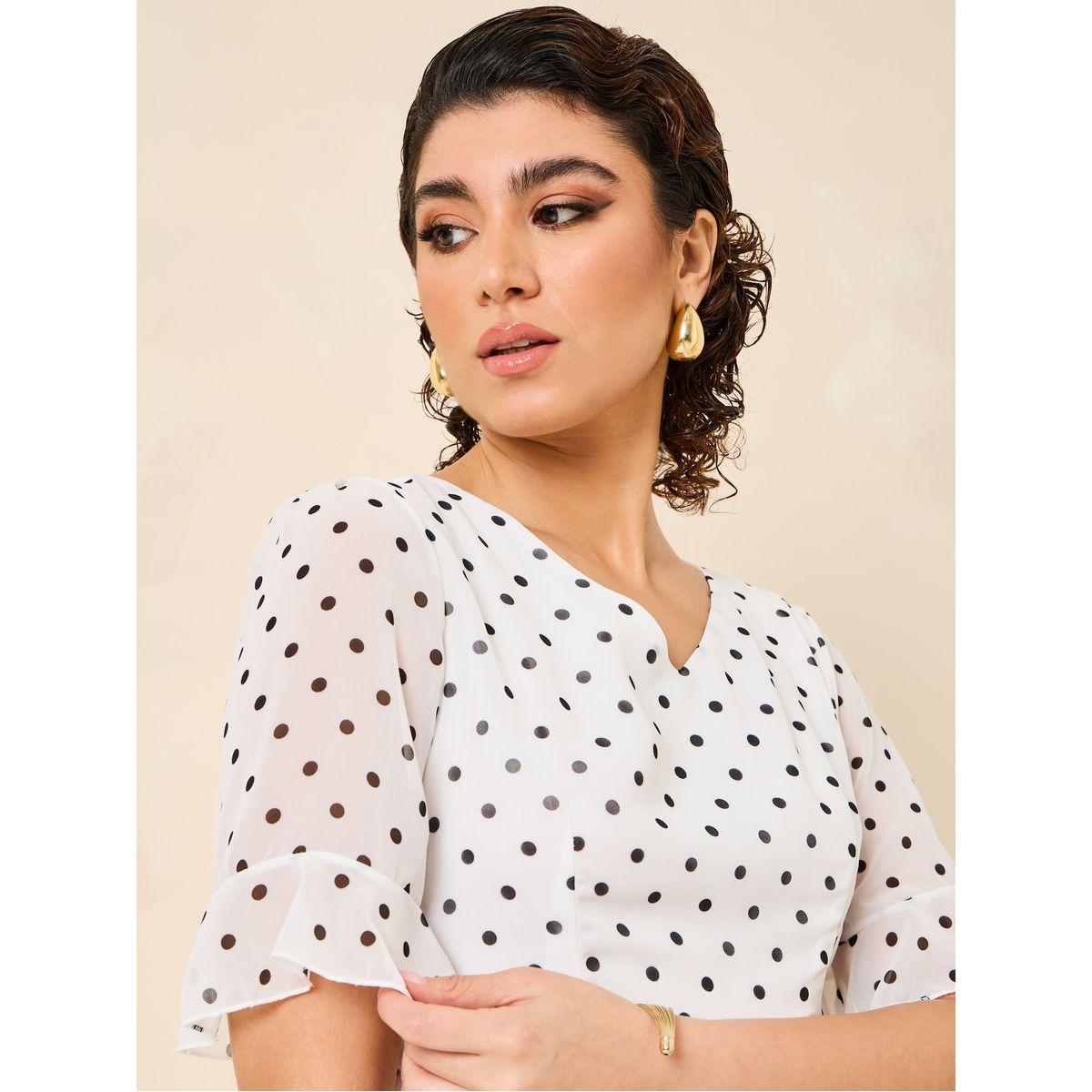 Styli Polka Dot A-Line Midi Dress-women-clothing-dresses-image-3