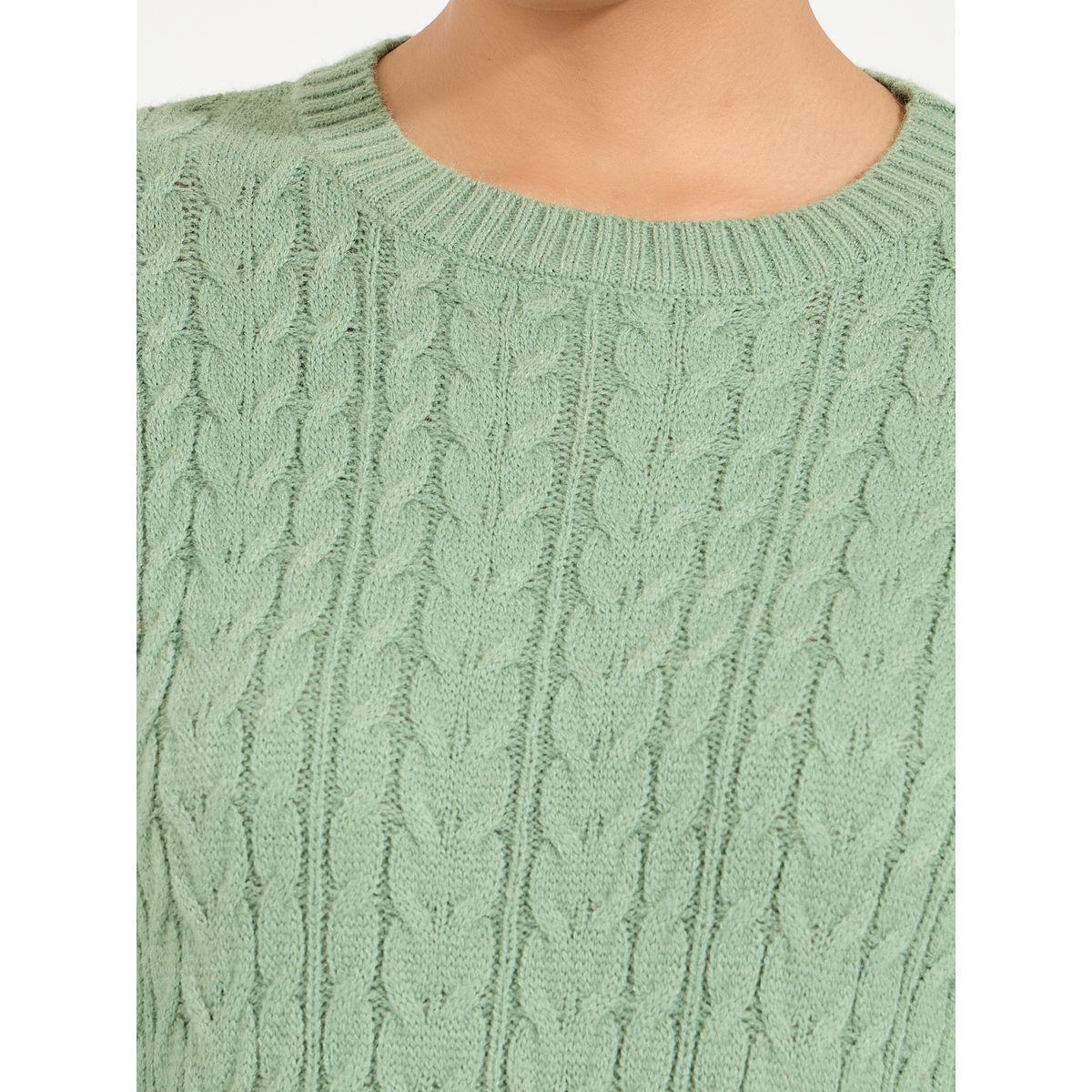 Styli Limited Textured Cable Knit Sweater Midi Dress-women-clothing-dresses-image-3