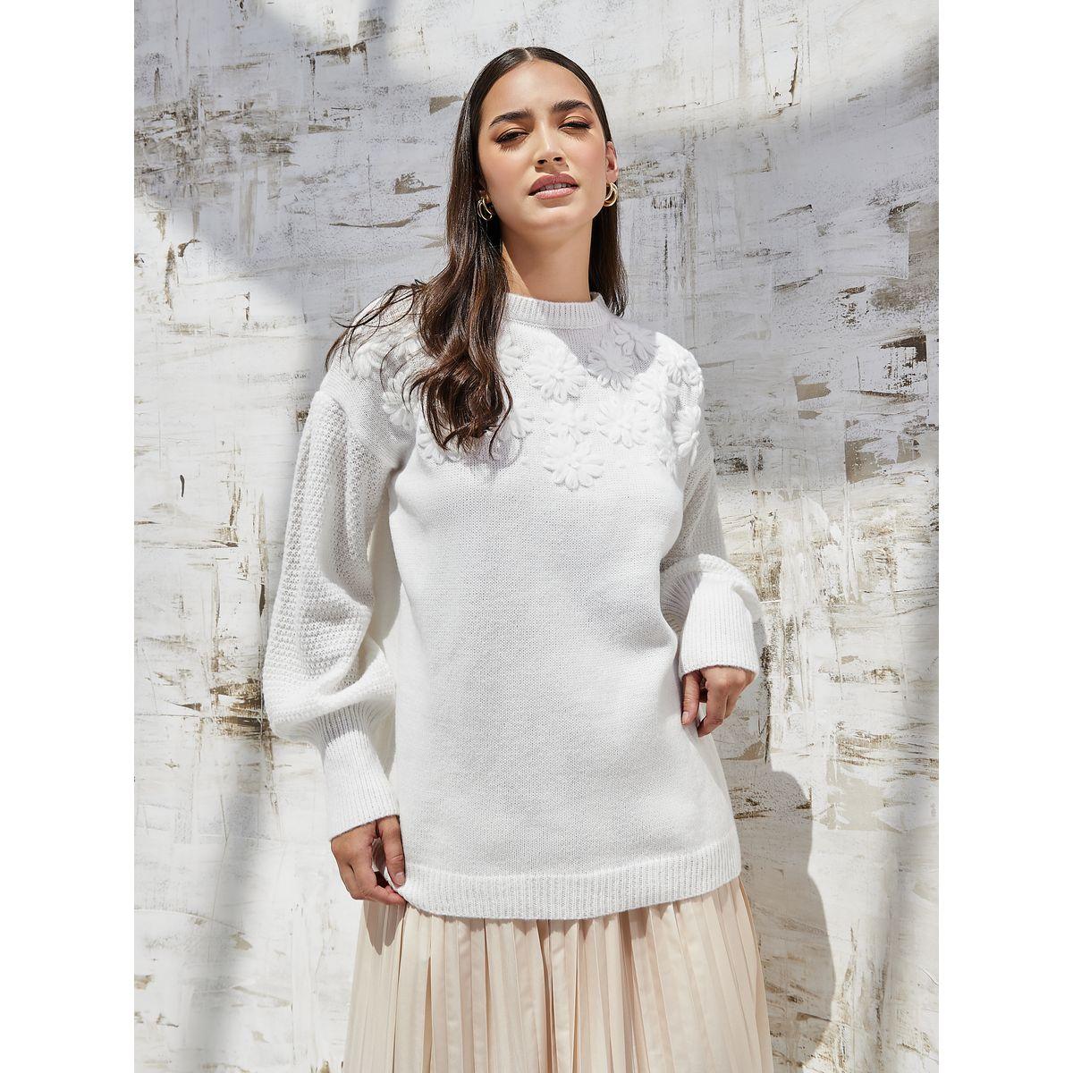 سويتر واسع بتفاصيل محبوكة-women-clothing-cardigansandjumpers-jumpers-image-3