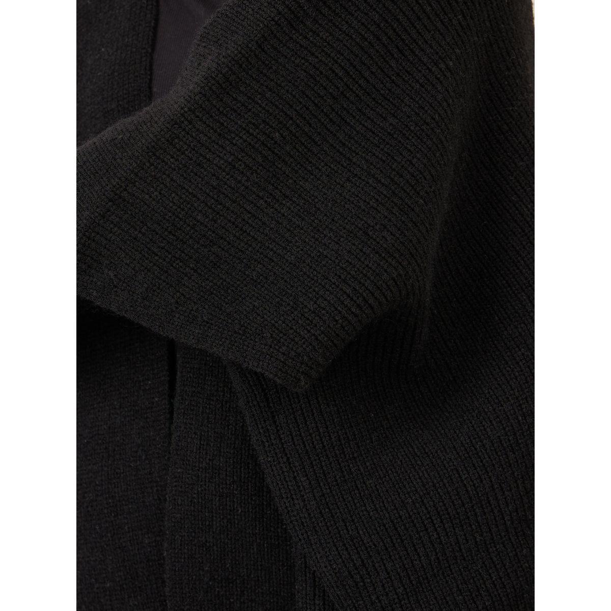 Styli Oversized Knitted Open Front Longline Cardigan-women-winterwear-cardigansandjumpers-cardigans-image-3