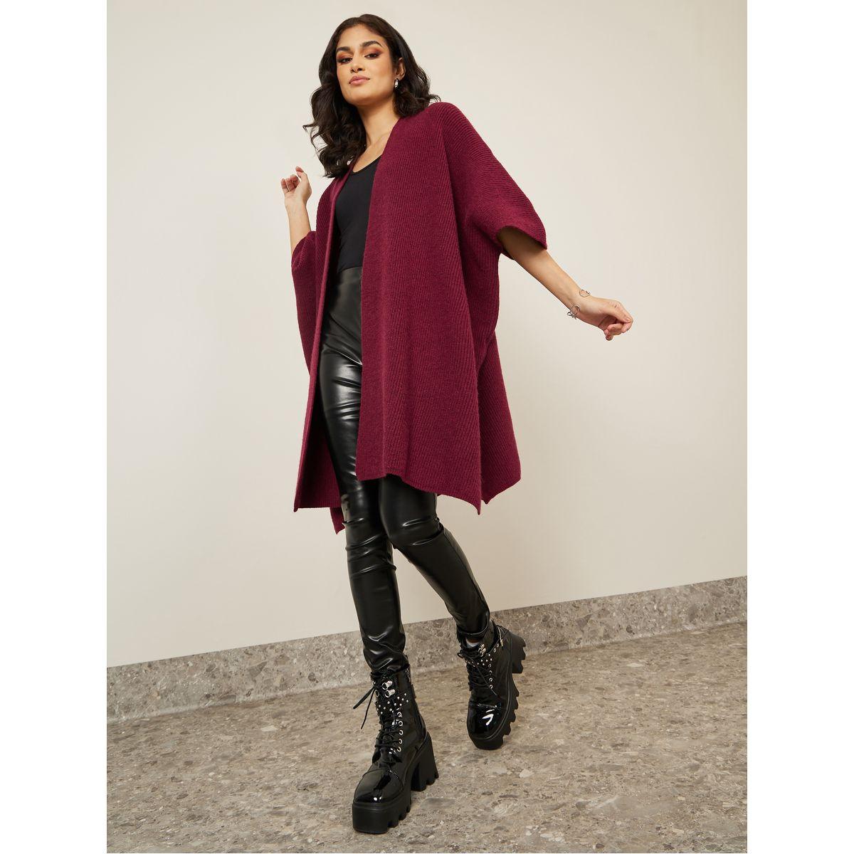 كارديجان محبوك بقصة واسعة-women-winterwear-cardigansandjumpers-cardigans-image-2