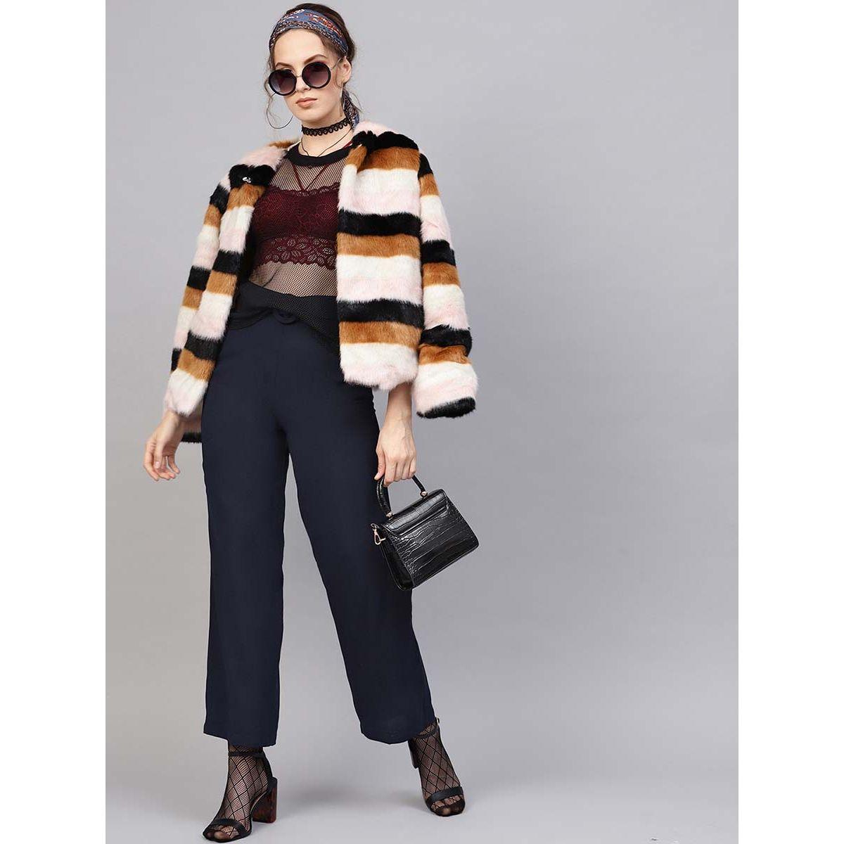 Sassafras X Styli Solid Flare Fit Trousers-women-clothing-bottoms-trousers-image-4