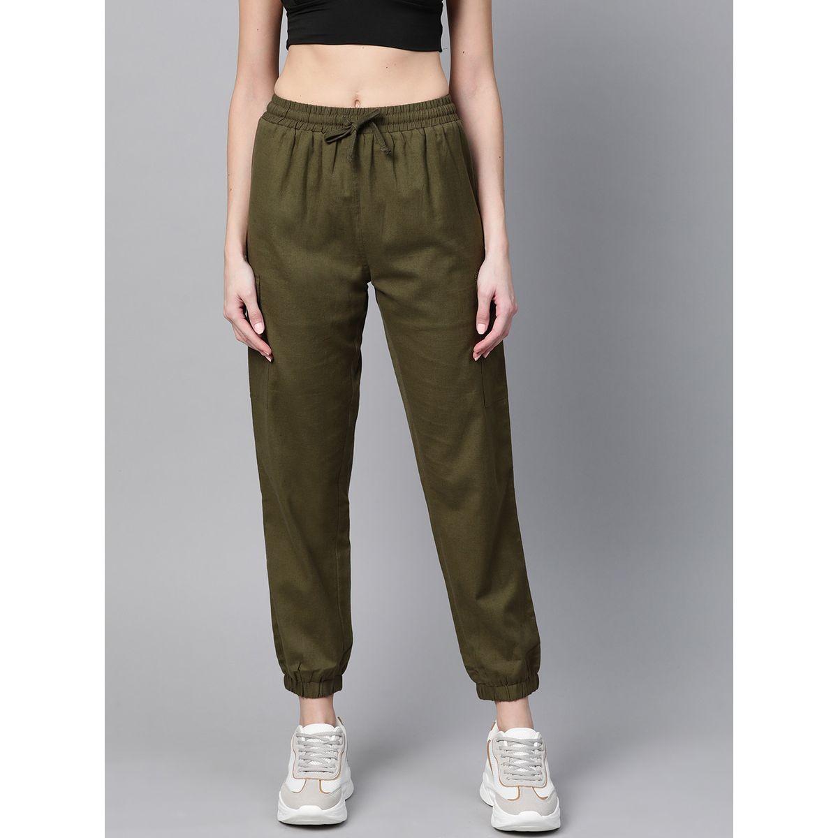 جوغر برباط خصر وجيوب ساسافراس × ستايلي-women-clothing-bottoms-joggers-image-1