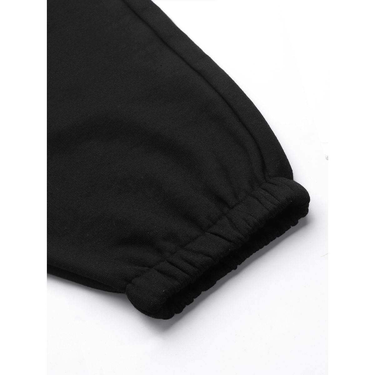 Sassafras X Styli Solid High Waist Joggers-women-clothing-bottoms-joggers-image-7