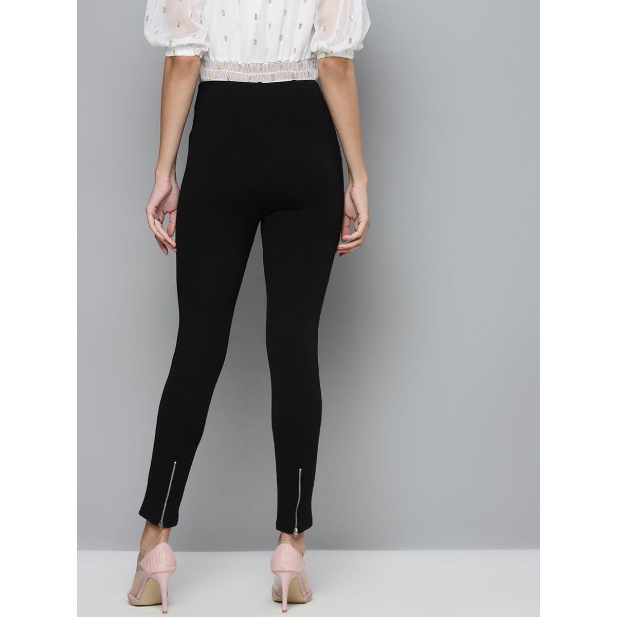 جيقنز سادة بقصة سليم فت ساسافراس × ستايلي-women-clothing-bottoms-jeans-image-3
