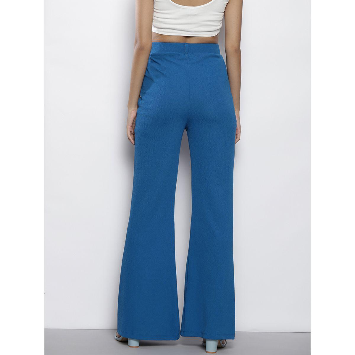 بنطال سادة بقصة واسعة ساسافراس × ستايلي-women-clothing-bottoms-trousers-image-3