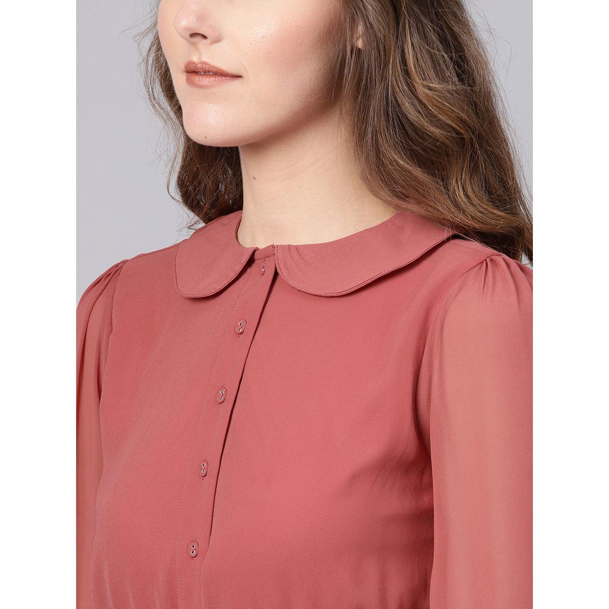 فستان ميدي بياقة بيتر بان ساسافراس × ستايلي-women-clothing-dresses-image-5