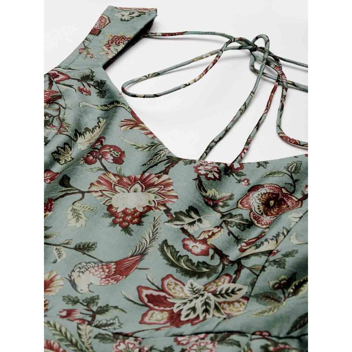 Sassafras X Styli Floral Print Sweetheart Maxi Dress-women-clothing-dresses-image-2