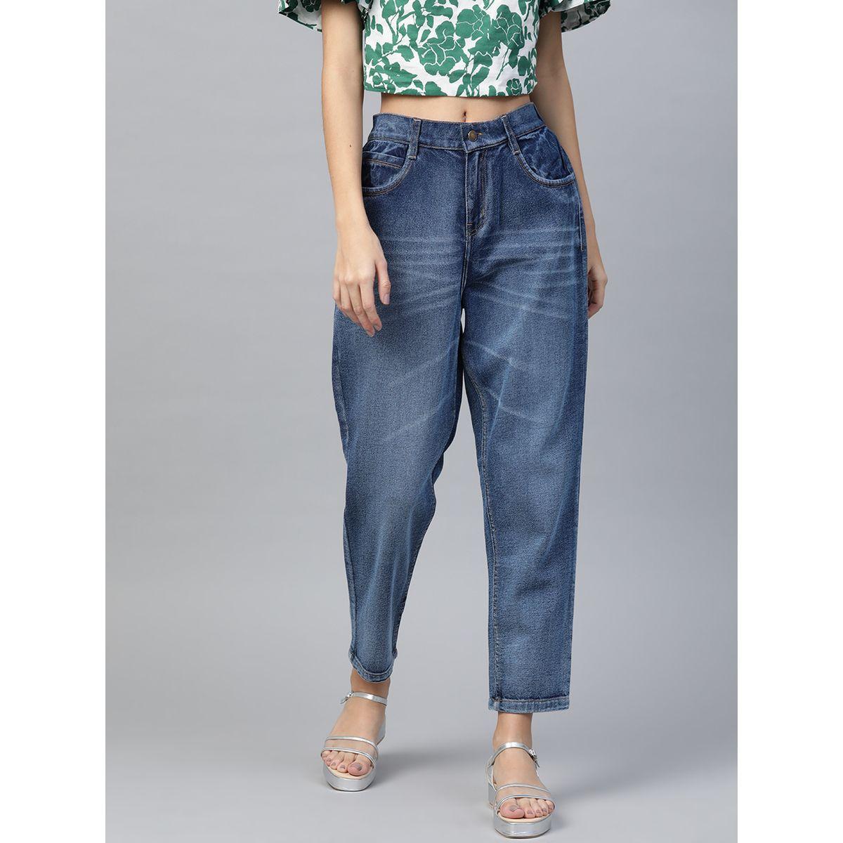 Sassafras X Styli Solid High Waist Jeans-women-clothing-bottoms-jeans-image-1